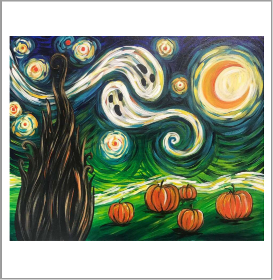 Van Gogh's Starry Night - Halloween